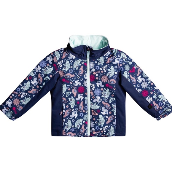 NWT ROXY Winter Jacket Snow Tale Blue - Picture 2 of 5